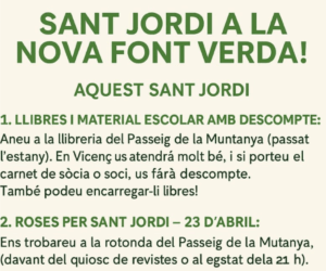 Més informació sobre l'article Sant jordi a la font verda