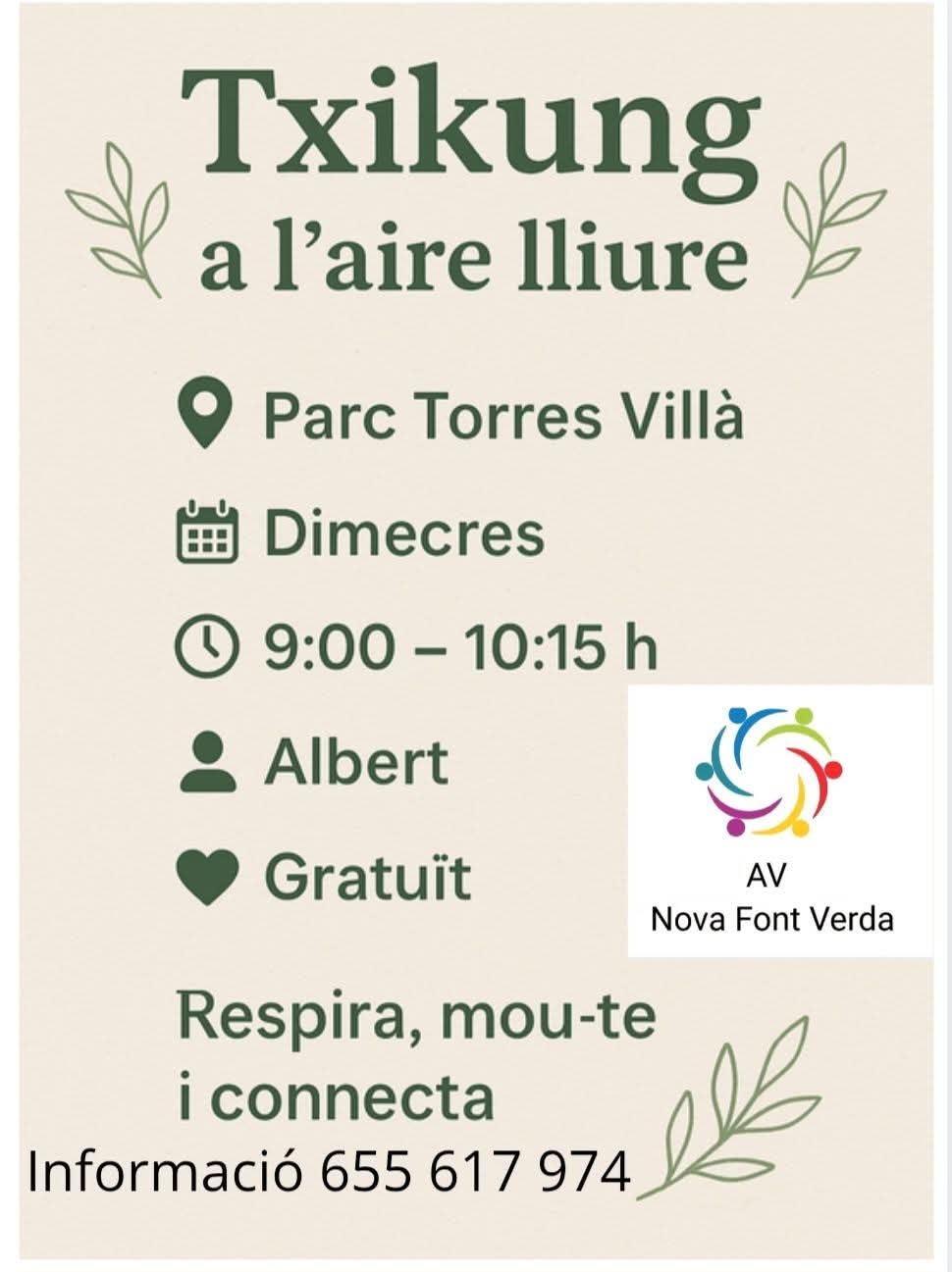 Més informació sobre l'article Taller dE TXIKUNG