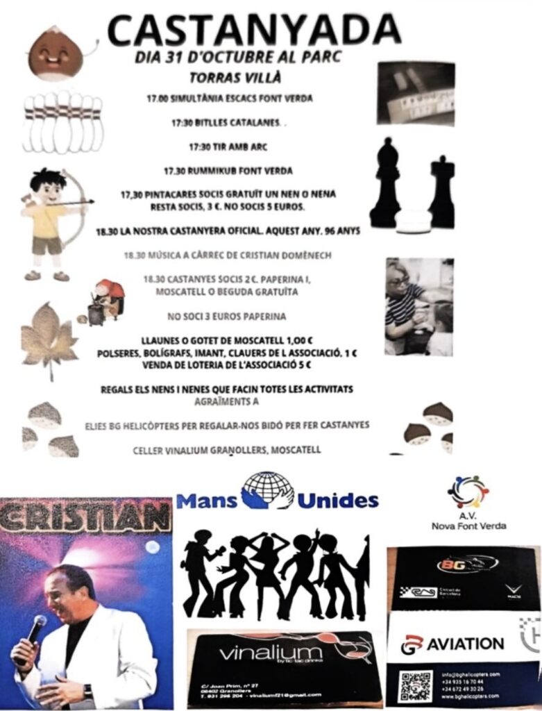 VINA A GAUDIR DE LA NOSTRA CASTANYADA