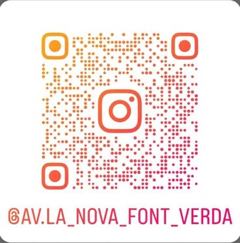 Codi QR d'Instagram @av.la_nova_font_verda